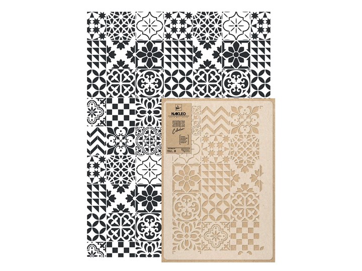 szablon malarski wielokrotny powtarzalny // TILES Kategoria Naklejki