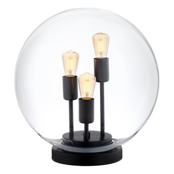 Kaspa - Lampa stojąca Surya - średnica 40 cm, czarna
