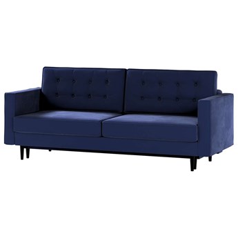 Sofa rozkładana Svein, ciemny niebieski, 224 x 97 x 91 cm, Tkaniny tapicerskie - sofy