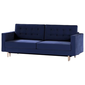 Sofa rozkładana Svein, ciemny niebieski, 225 x 97 x 91 cm, Tkaniny tapicerskie - sofy