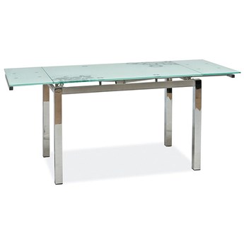 Stół rozkładany GD017 110-170 cm biały/chrom - Meb24.pl