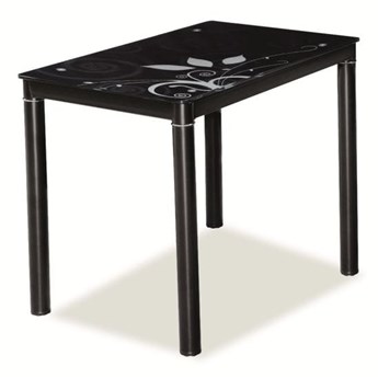 Stół Damar 100x60 cm czarny - Meb24.pl