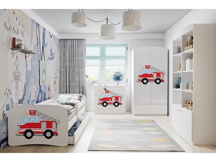Zestaw mebli dziecięcych dla chłopca z łóżkiem 160x80 BABYDREAMS - Meb24.pl W zestawie Z regałem