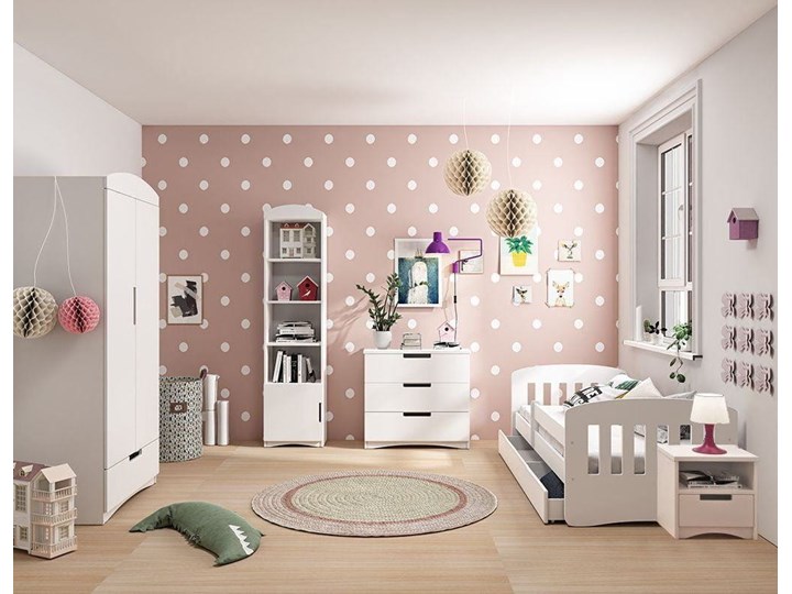 Zestaw mebli dziecięcych z łóżkiem 140x80 CLASSIC UNO - Meb24.pl W zestawie Z łóżeczkiem