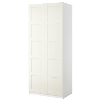 IKEA PAX / BERGSBO Szafa/2 drzwi, biały/biały, 100x38x201 cm