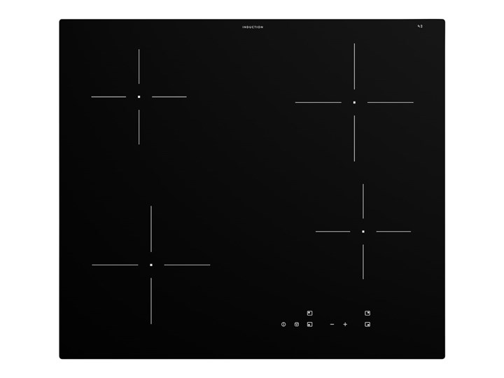IKEA GRUNDAD Płyta indukcyjna, IKEA 300 czarny, 59 cm Indukcyjne Kategoria Płyty elektryczne do zabudowy