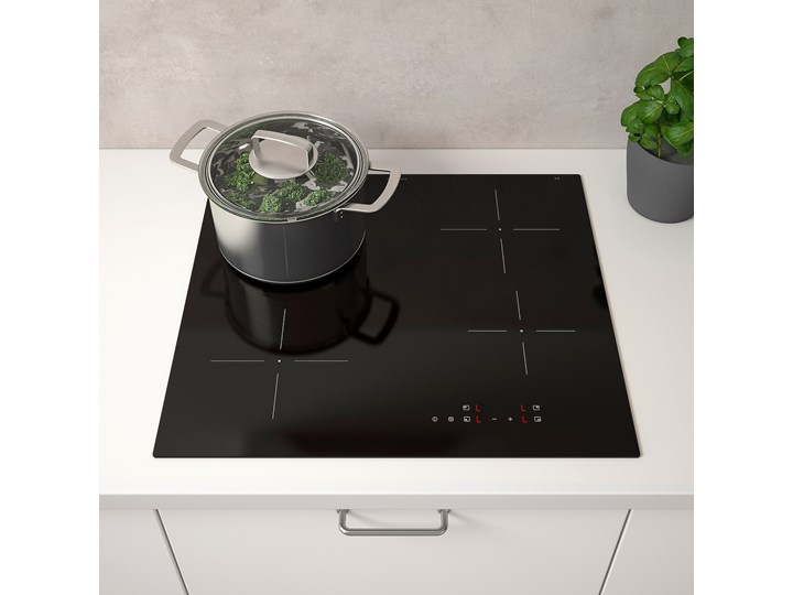 IKEA GRUNDAD Płyta indukcyjna, IKEA 300 czarny, 59 cm Indukcyjne Kategoria Płyty elektryczne do zabudowy