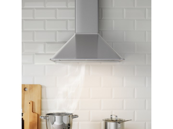 IKEA MATTRADITION Wyciąg montowany do ściany, Stal nierdz, 60 cm Kategoria Okapy