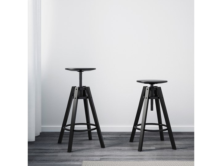 IKEA DALFRED Stołek barowy, czarny, 63-74 cm Rodzaj(n) Hokery Kategoria Krzesła kuchenne