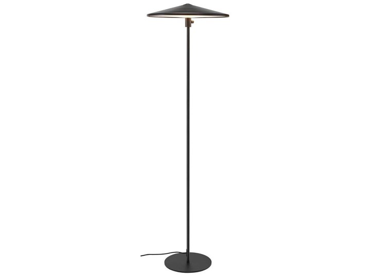Lampa podłogowa LED metalowa czarna 140 cm Lampa LED Funkcje Lampa LED