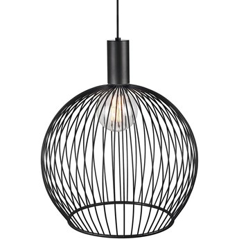 Lampa wisząca metalowa czarna Ø50x55 cm