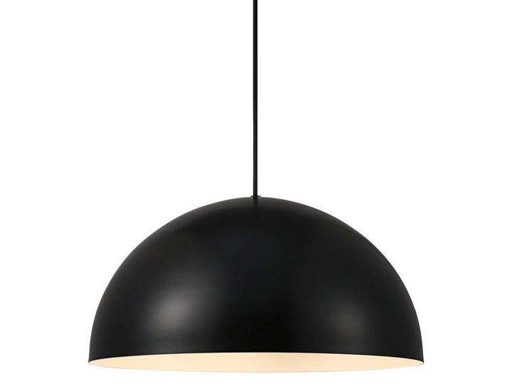 Lampa wisząca metalowa czarna Ø40 cm