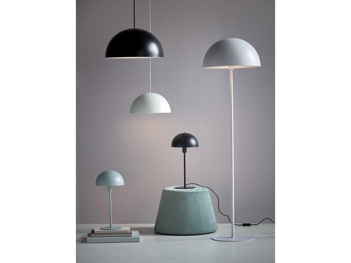 Lampa wisząca metalowa czarna Ø40 cm Tkanina Kolor Czarny Kategoria Lampy wiszące