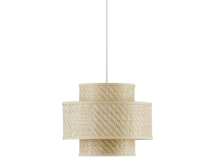 Lampa wisząca Ø35x28 cm Ø35x28 cm bambusowy klosz Lampa z kloszem Drewno Kategoria Lampy wiszące Kolor Beżowy