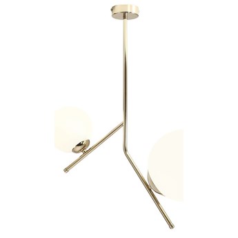 SELSEY Lampa wisząca Pipeally x2 złota
