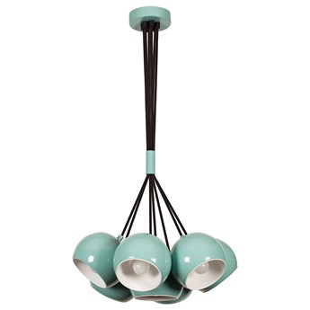 SELSEY Lampa wisząca Rientaki x5 kule niebieska