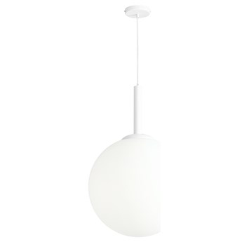SELSEY Lampa wisząca Mauric x3 średnica 50 cm biała