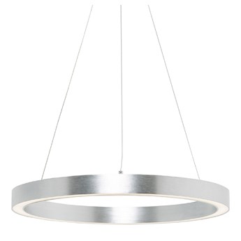SELSEY Lampa wisząca Lucendro srebrna średnica 50 cm