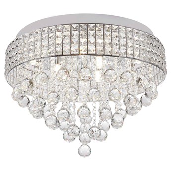 SELSEY Lampa sufitowa Sarteano okrągła średnica 50 cm