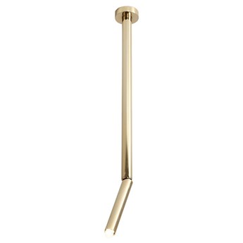 SELSEY Lampa sufitowa Pipilo złota długość 55 cm