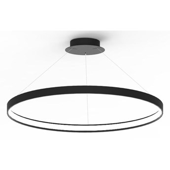SELSEY Lampa wisząca Lavorio czarna średnica 78 cm
