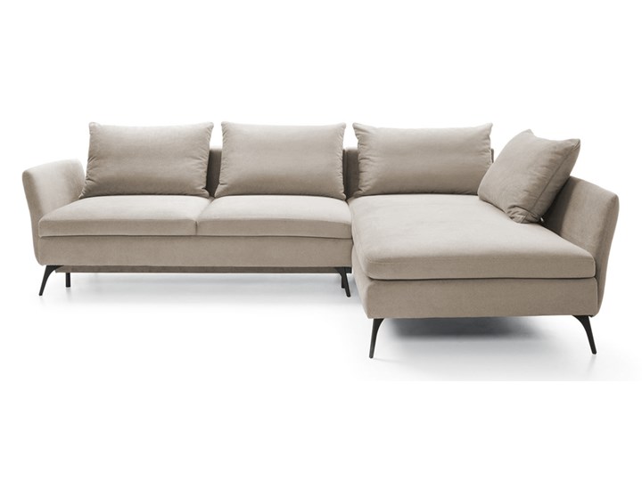 SELSEY Narożnik z funkcją spania Demisbal L-kształtny z pojemnikiem beżowy w tkaninie hydrofobowej lewostronny Szerokość 282 cm Wysokość 45 cm Wysokość 87 cm Głębokość 182 cm Lewostronne Funkcje Z regulowanymi zagłówkami