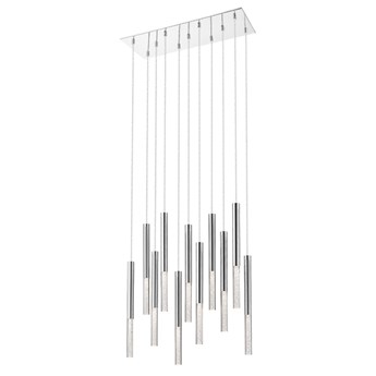 SELSEY Lampa wisząca Calixta x11 srebrna