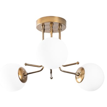 SELSEY Lampa sufitowa Murrayana x3 miedziana