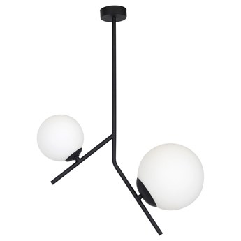 SELSEY Lampa wisząca Pipeally x2 czarna
