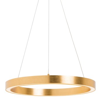 SELSEY Lampa wisząca Lucendro złota średnica 40 cm