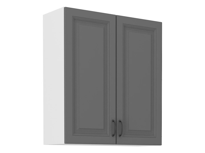 Szafka Wisząca Kuchenna 80x90 cm STILO Szary/Biały