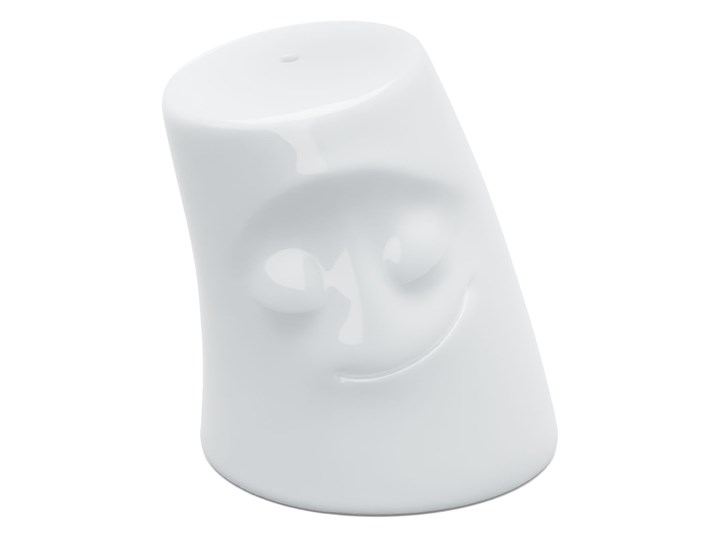 58Products - Porcelanowa "Przytulaśna" Pieprzniczka Cozy - wysokość 5 cm, biała Zestaw do przypraw Kolor Biały Solniczka i pieprzniczka Ceramika Kategoria Przyprawniki