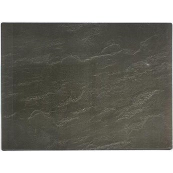 Deska do krojenia/podstawka pod naczynia Stone 40x30 cm czarna