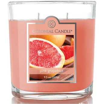 Sojowa świeca zapachowa w szkle 2 knoty Colonial Candle 269 g - Grejpfrut Pink Grapefruit