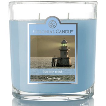 Sojowa świeca zapachowa w szkle 2 knoty Colonial Candle 269 g - Harbor Mist