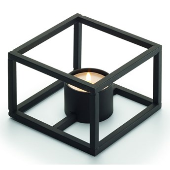 Philippi - Świecznik/Podgrzewacz Cubo - czarny, długość 10 cm
