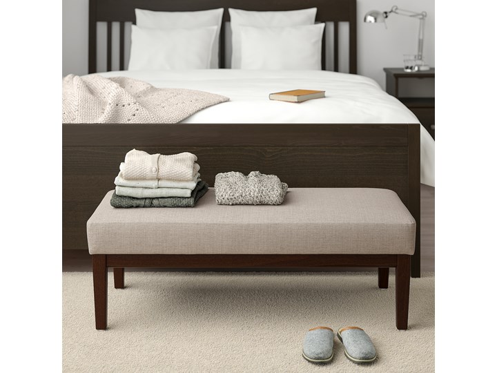IKEA EKENÄSET Ława, Kilanda jasnobeżowy, 112 cm Pomieszczenie Sypialnia