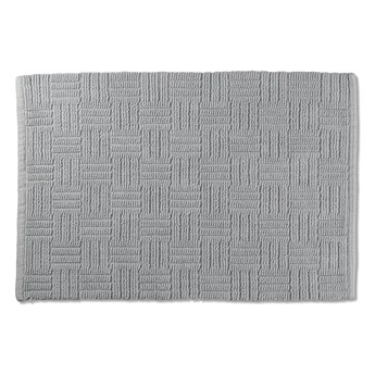 Szary bawełniany dywanik łazienkowy Kela Leana, 55x65 cm