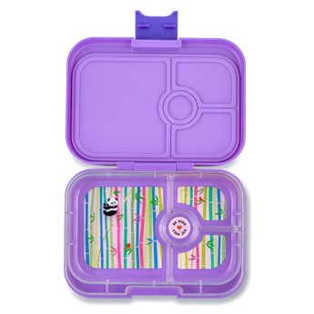 YUMBOX PANINO lunchbox, 4 przegródki, Dreamy Purple Panda