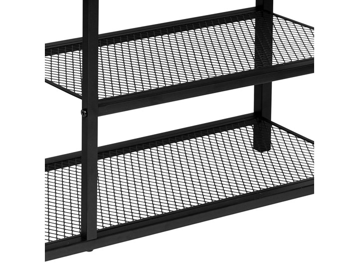 Loftowa szafka na buty Holte Szerokość 78 cm Wysokość 43 cm Głębokość 28 cm Styl Industrialny Stojące Wysokość 44 cm Metal Płyta meblowa Kategoria Szafki i regały