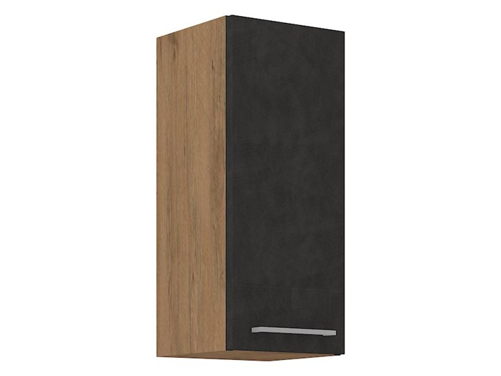 Szafka Wisząca Kuchenna 30x72 cm VIGO Matera Drewno Płyta MDF Kolor Czarny