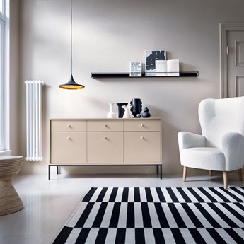 Komoda MONO beżowa 153,4x83,2x39 cm - Homla