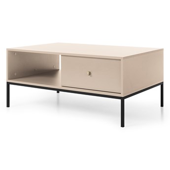 Szafka RTV MONO beżowa 103,5x46,2x68 cm - Homla