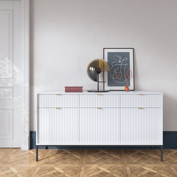 Komoda NOVA biała 154x83x39 - Homla