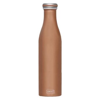 LURCH stalowa butelka termiczna 750 ml, Metallic Brown