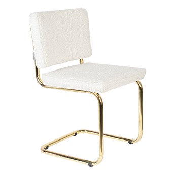 Krzesło Teddy białe 48x85x48