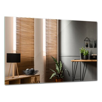 Lustro prostokątne dekoracyjne bez ramy 70x50 cm