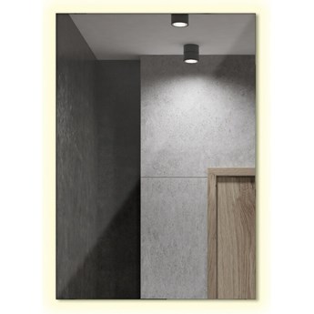 Prostokątne lustro LED do łazienki 70x50 cm