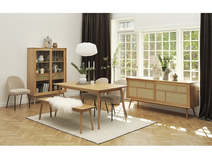 SELSEY Stół do jadalni Visimmy 90x150 cm dąb Drewno Wysokość 75 cm Szerokość(n) 90 cm