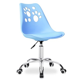 Krzesło biurowe obrotowe GROVER niebieskie